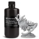 8K Water washable White Smoke Resin ELEGOO Colored White Resin for Water Washing - Image 2