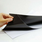 Magnetic sticker surface